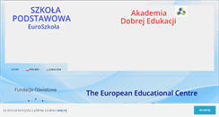 Desktop Screenshot of fundacja-ece.edu.pl
