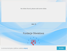 Tablet Screenshot of fundacja-ece.edu.pl
